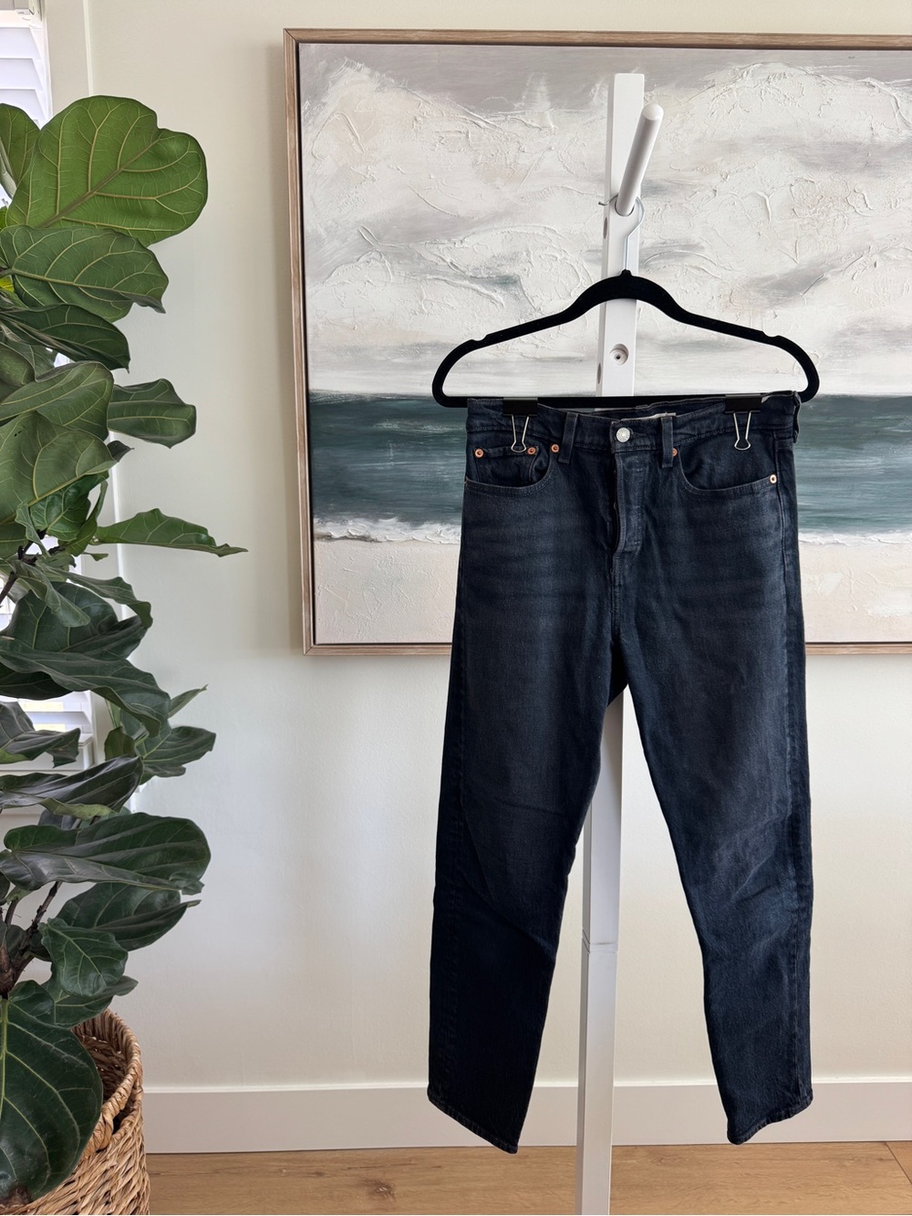 Levi’s Black Ankle Jeans